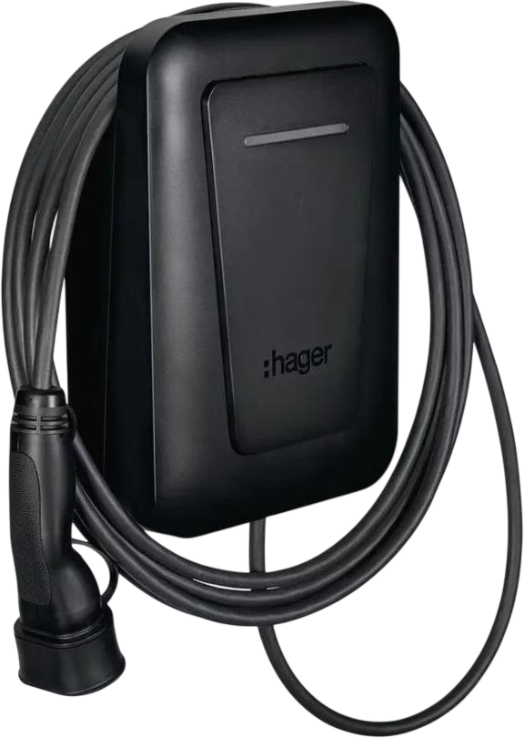 Borne de recharge Hager installée par Tom Électricité